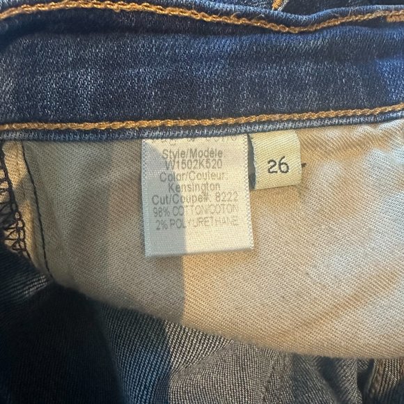 rag & bone deep blue skinny jeans - Picture 7 of 9